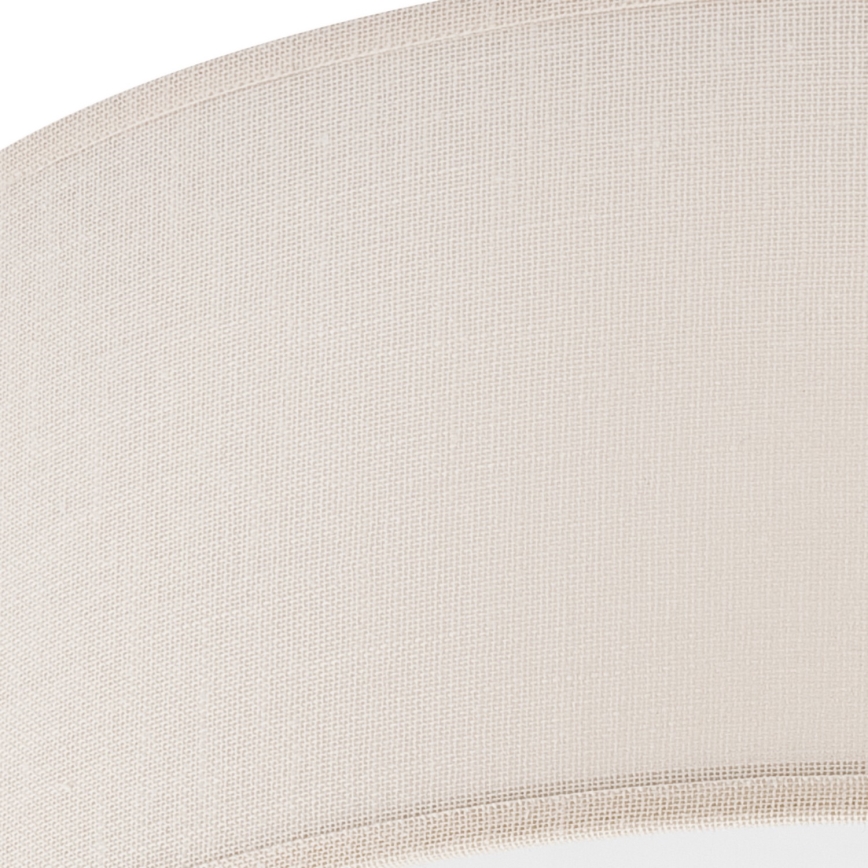 Plafón SIRJA 2xE27/60W/230V diámetro 45 cm color crema