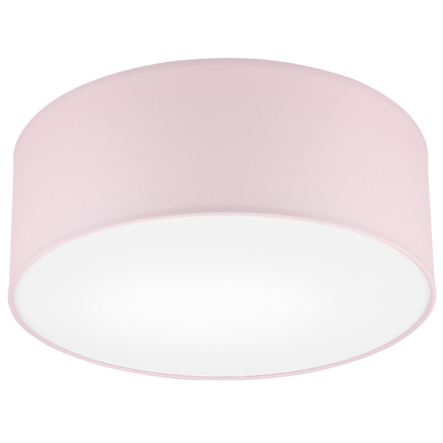 Plafón SIRJA PASTEL 1xE27/60W/230V diá. 35 cm rosa