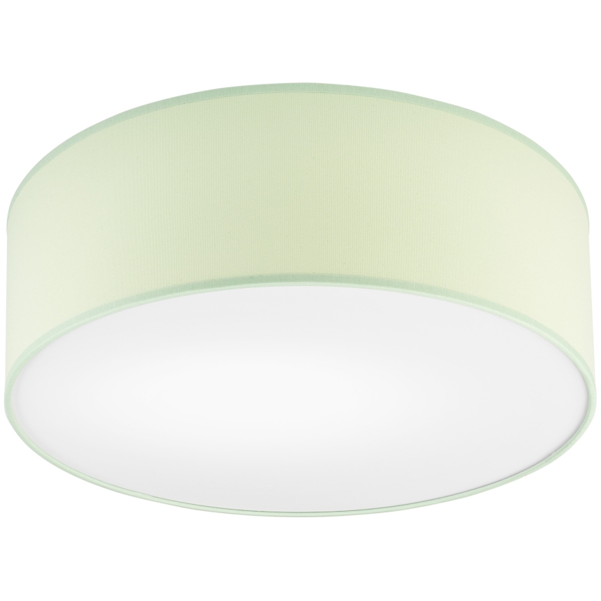 Plafón SIRJA PASTEL 1xE27/60W/230V diá. 35 cm Verde