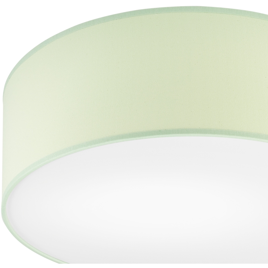 Plafón SIRJA PASTEL 1xE27/60W/230V diá. 35 cm Verde