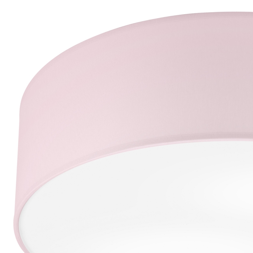 Plafón SIRJA PASTEL 2xE27/60W/230V diá. 45 cm rosa