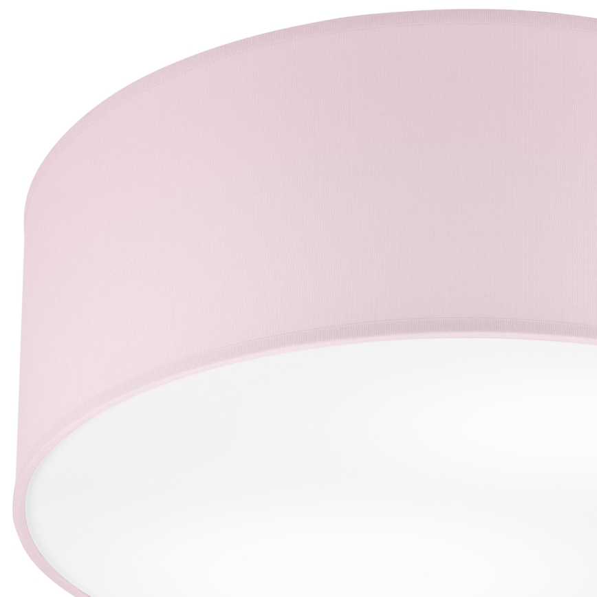 Plafón SIRJA PASTEL DOUBLE 2xE27/15W/230V diá. 35 cm rosa