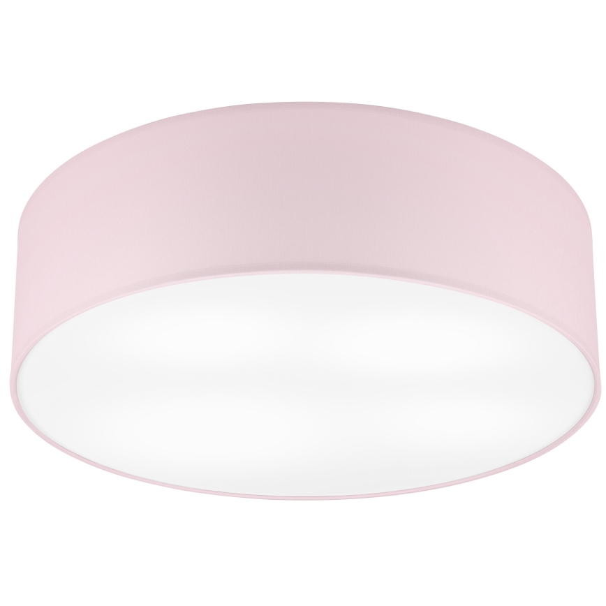 Plafón SIRJA PASTEL DOUBLE 4xE27/15W/230V diá. 45 cm rosa