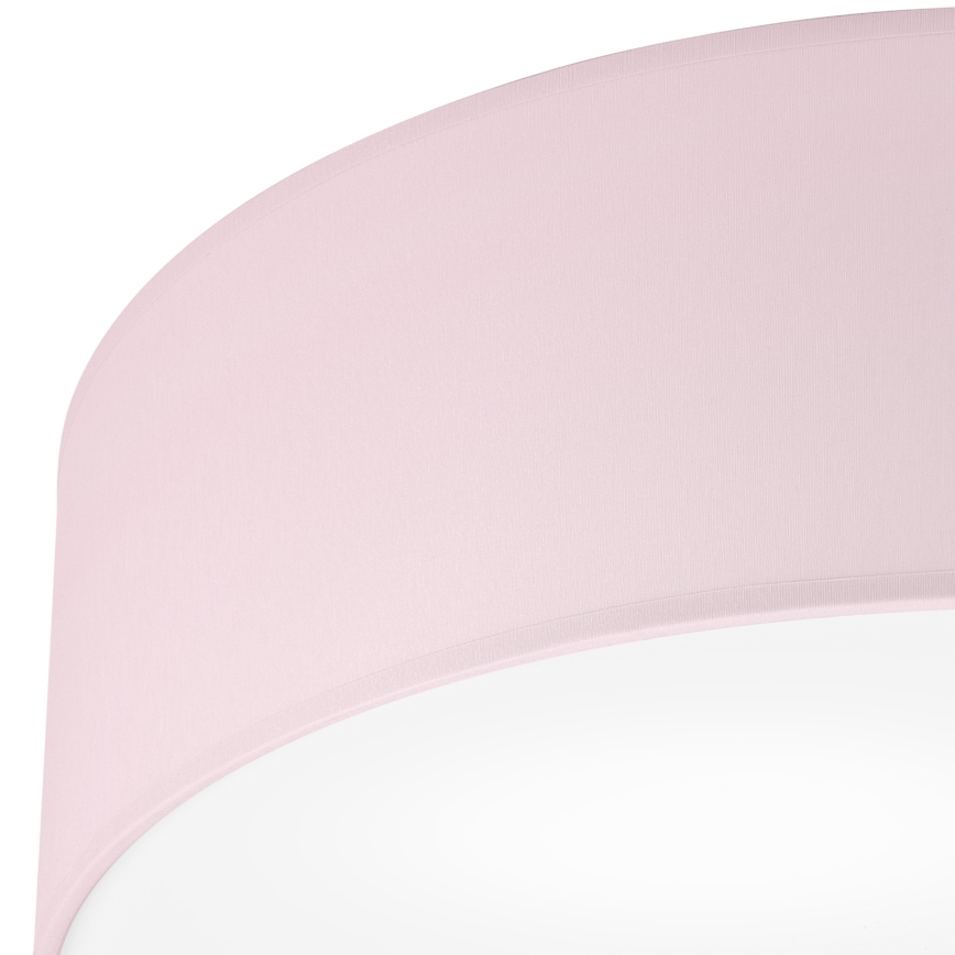 Plafón SIRJA PASTEL DOUBLE 4xE27/15W/230V diá. 45 cm rosa