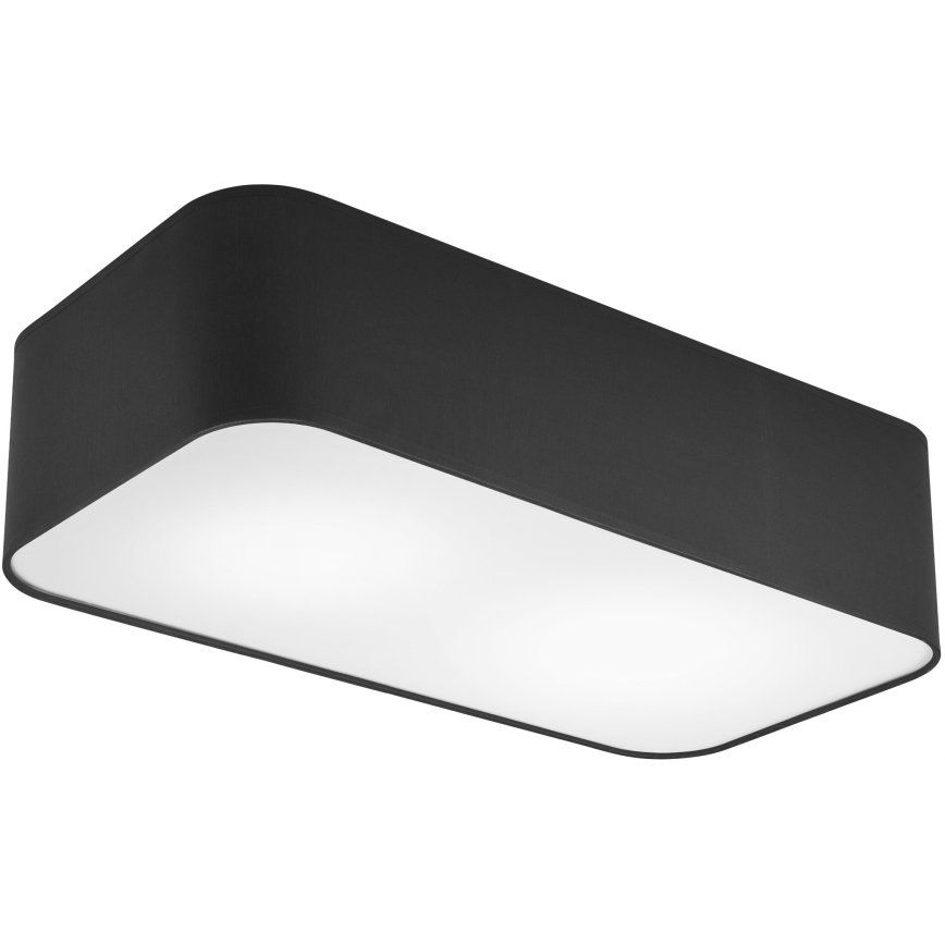 Plafón SIRJA SQUARE 2xE27/15W/230V negro