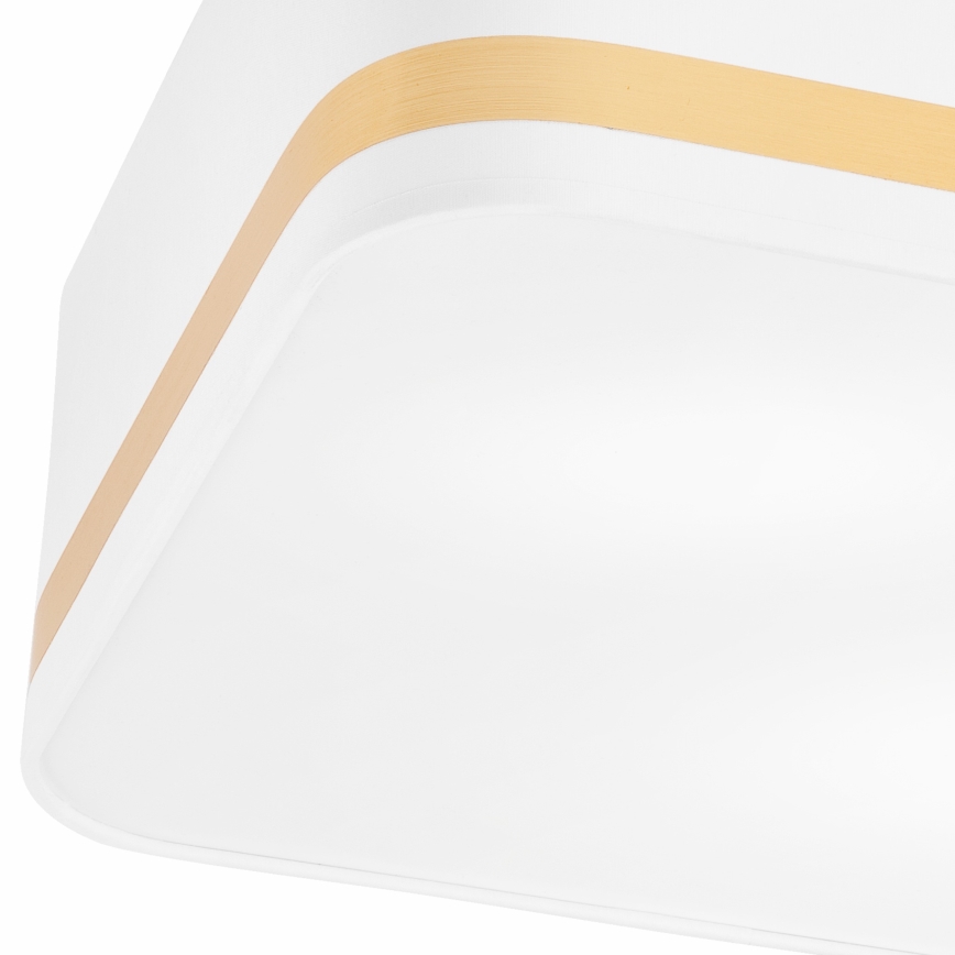 Plafón SIRJA SQUARE 2xE27/60W/230V 35x35 cm blanco