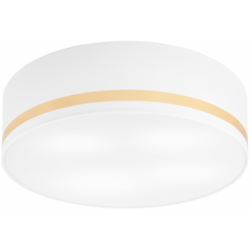 Plafón SIRJA STRIPE 4xE27/15W/230V diá. 45 cm blanco