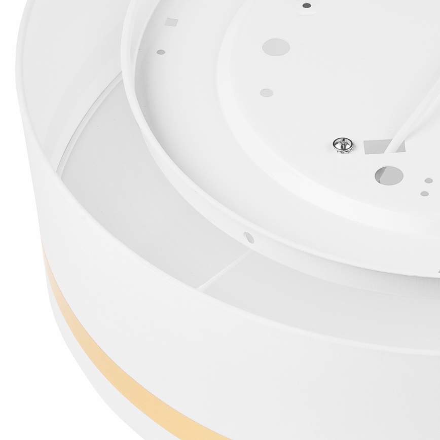 Plafón SIRJA STRIPE 4xE27/15W/230V diá. 45 cm blanco