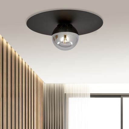 Plafón SOLAR 1xE14/10W/230V negro/gris