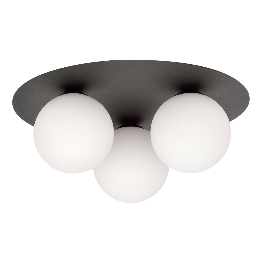 Plafón SOLAR 3xE14/10W/230V negro/blanco