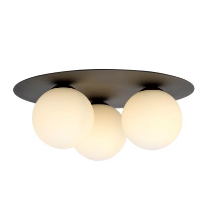 Plafón SOLAR 3xE14/10W/230V negro/blanco