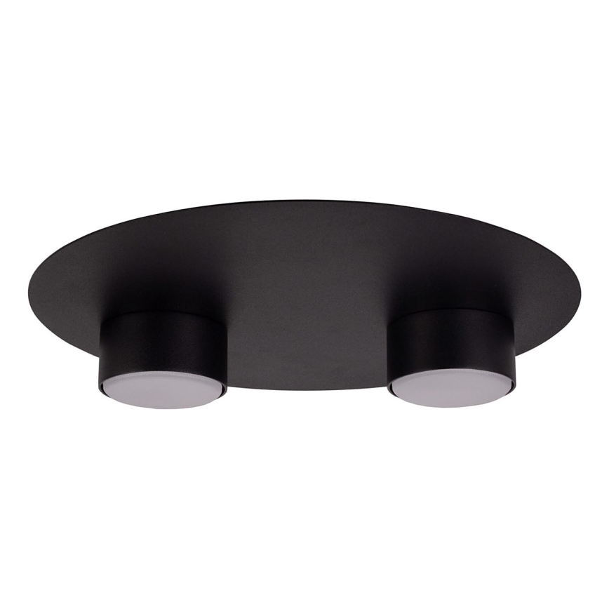 Plafón STAR 2xGX53/12W/230V negro