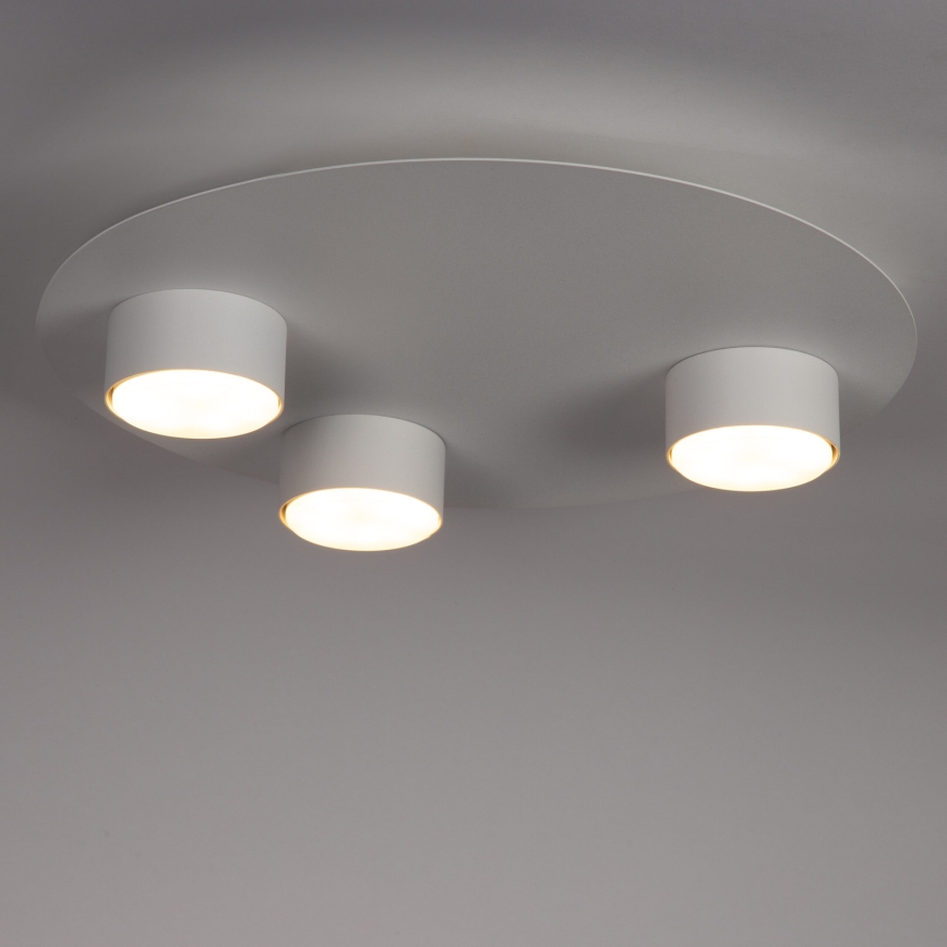Plafón STAR 3xGX53/12W/230V blanco