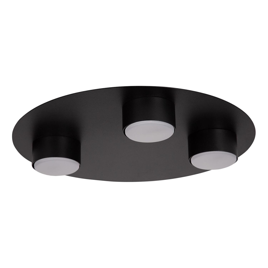Plafón STAR 3xGX53/12W/230V negro