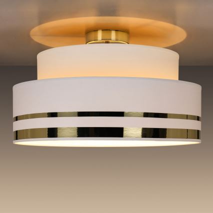 Plafón TAMI 1xE27/60W/230V color crema/dorado