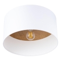 Plafón TELESTO 1xE27/15W/230V diá. 35 cm blanco/beige