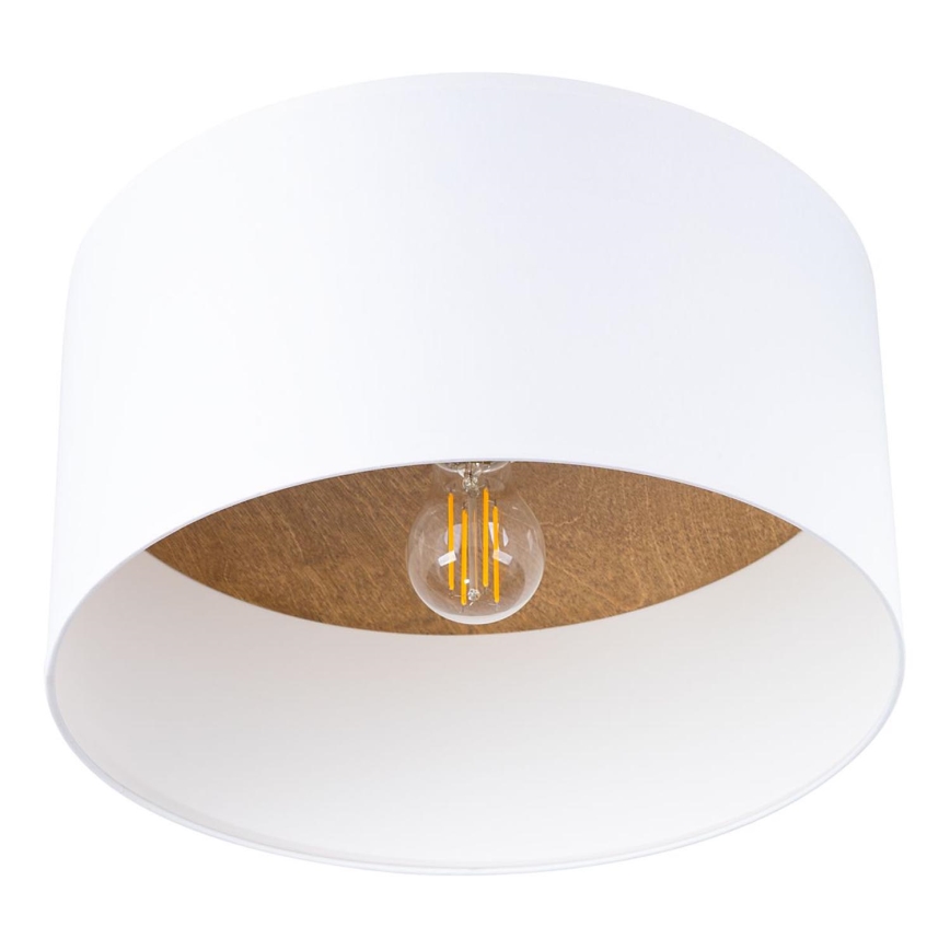 Plafón TELESTO 1xE27/15W/230V diá. 35 cm blanco/beige