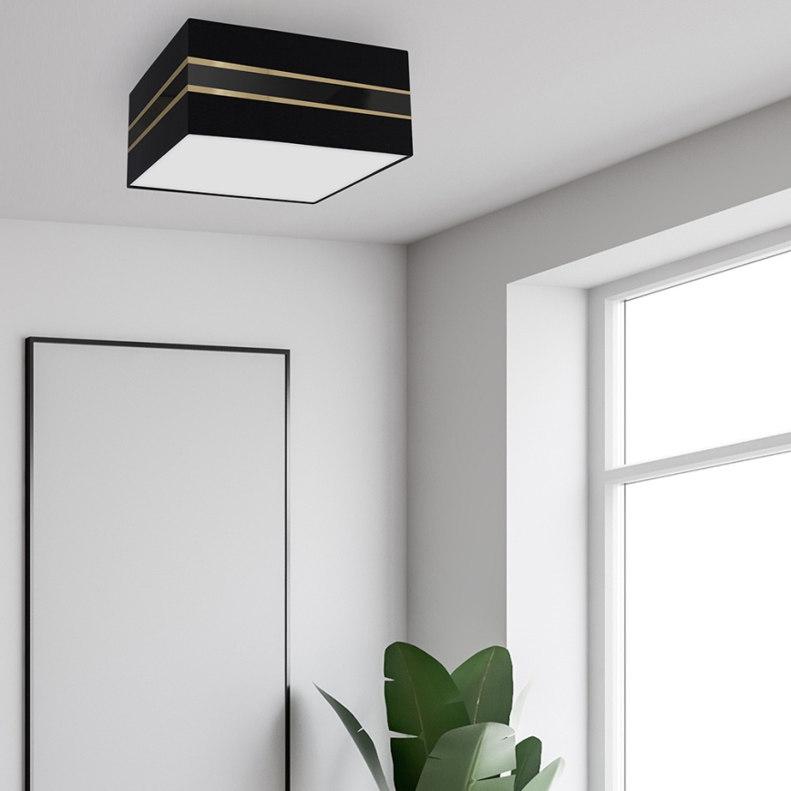 Plafón ULTIMO 3xE27/60W/230V negro