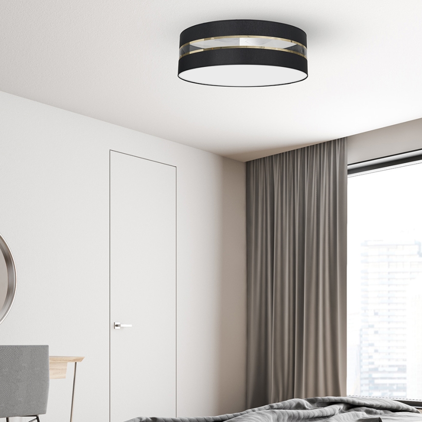 Plafón ULTIMO 3xE27/60W/230V negro