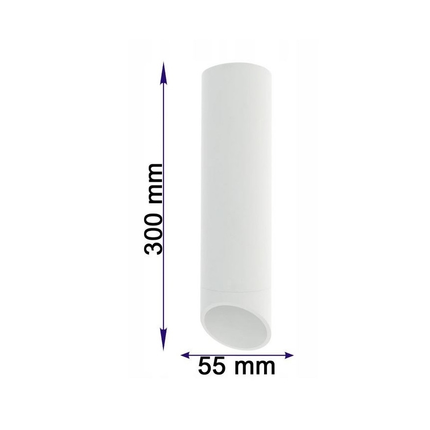 Plafón VALDA 1xGU10/60W/230V blanco