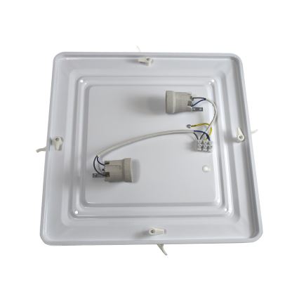 Plafón VITAL 2xE27/60W/230V cromo mate