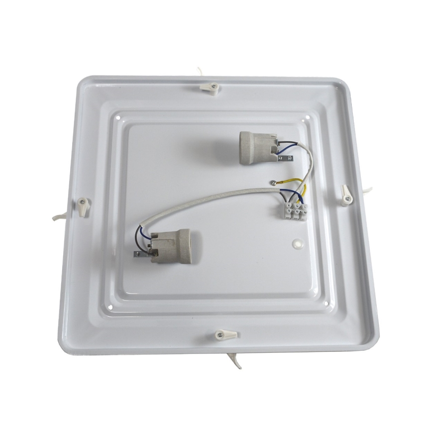 Plafón VITAL 2xE27/60W/230V cromo mate