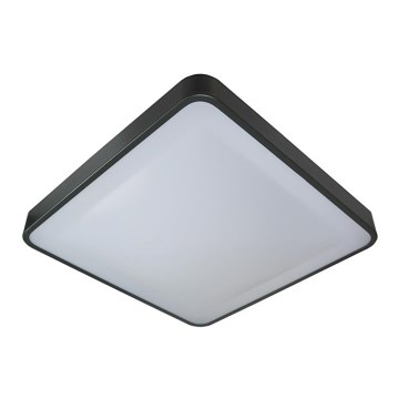 Plafón WILTON 2xE27/60W/230V 37,5x37,5 cm negro