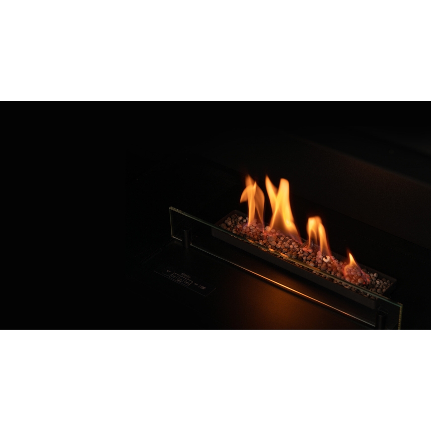 Planika - Chimenea BIO universal empotrada con control remoto 56,2x75 cm 2,5kW/230V