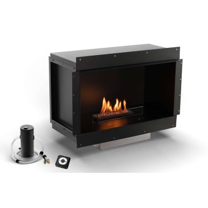 Planika - Chimenea BIO universal empotrada con control remoto 56,2x75 cm 2,5kW/230V