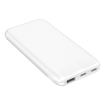 Power Bank 10000 mAh 10W Power Delivery 2xUSB-C + 1xUSB-A blanco