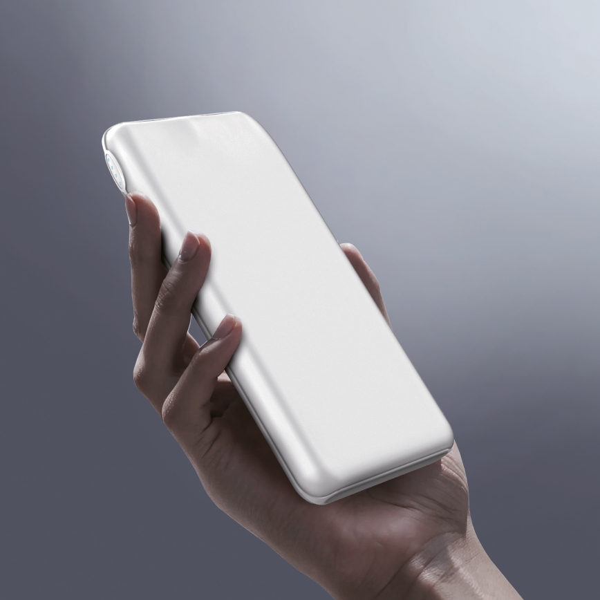 Power Bank 10000 mAh 10W Power Delivery 2xUSB-C + 1xUSB-A blanco