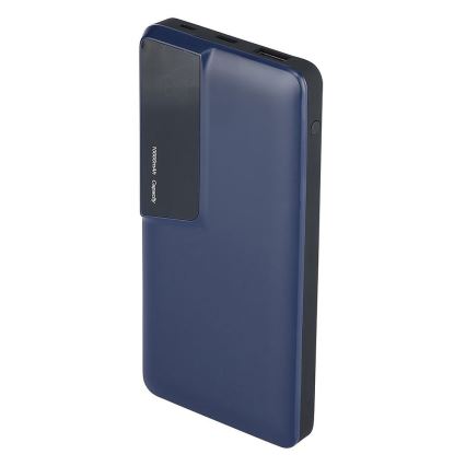 Power Bank con display 10000mAh/3,7V azul