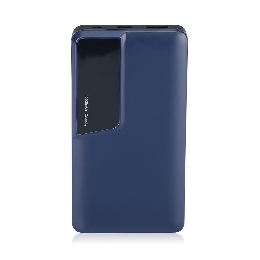 Power Bank con display 10000mAh/3,7V azul
