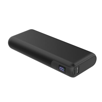 Power Bank con pantalla LED Power Delivery 20000 mAh/65W/3,7V negro