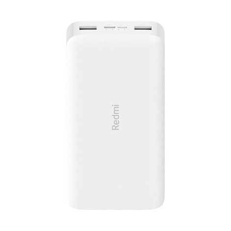 Power Bank de carga rápida Xiaomi 20000 mAh Redmi 18W Blanco