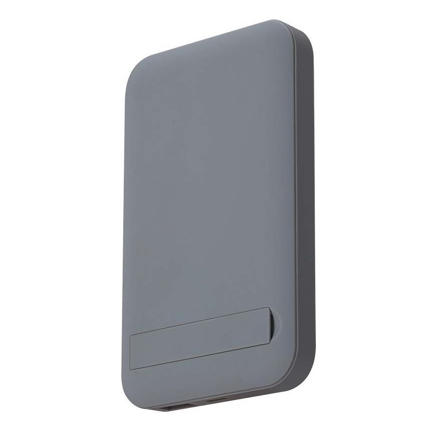 Power Bank magnético con carga inalámbrica Power Delivery 10 000mAh/20W/3,7V gris