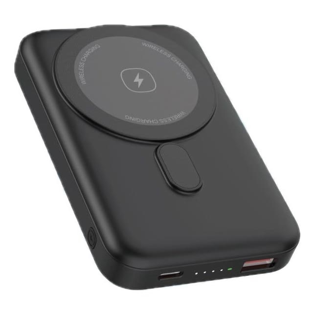 Power Bank magnético con carga inalámbrica MagSafe 10000 mAh 20W Power Delivery negro