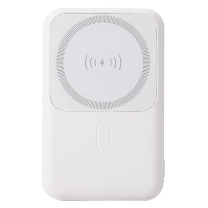 Power Bank magnético con cargador inalámbrico Power Delivery 10 000mAh/20W/3,7V blanco