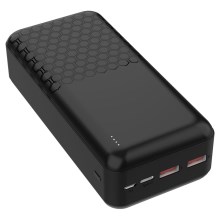 Power Bank Power Delivery 30000 mAh/22,5W/3,7V negro