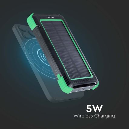 Power Bank solar Power Delivery 10000mAh/10W/5V negro