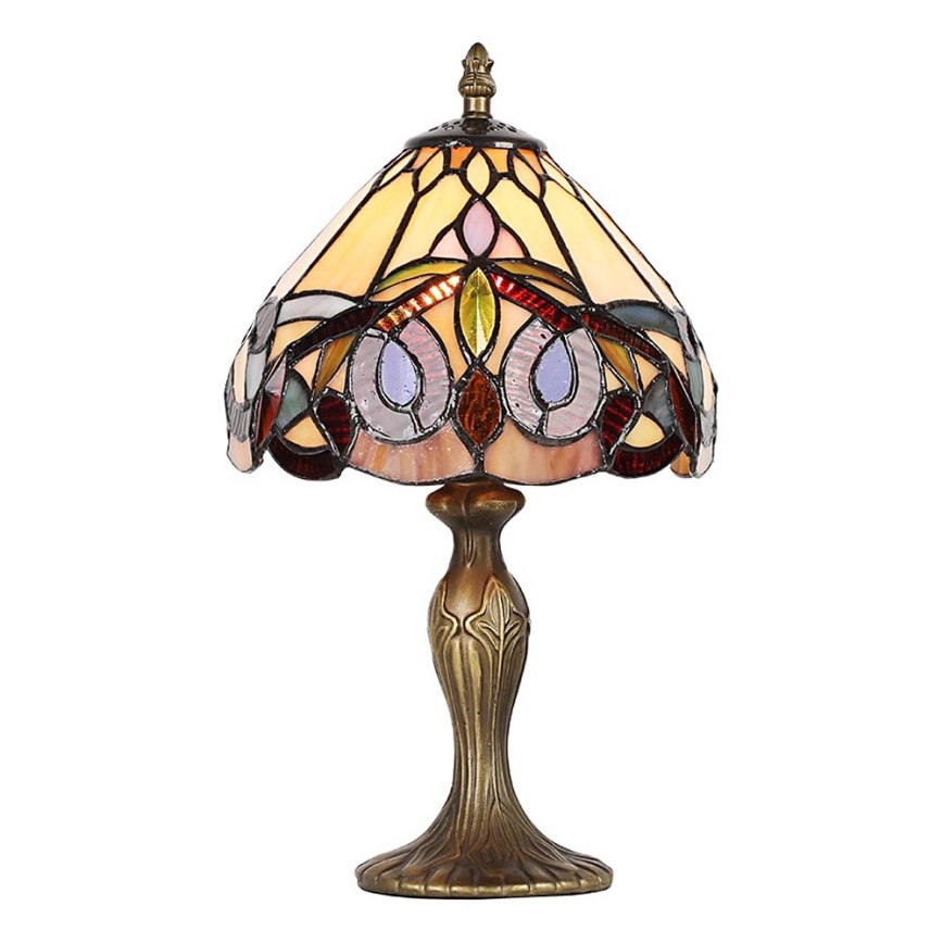 Prezent 1705 - Lámpara de mesa TIFFANY 1xE14/40W/230V