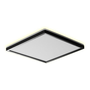 Prezent 27311 - Plafón LED de baño CORDIA SQ LED/12W/230V 3000/6000K IP54 negro