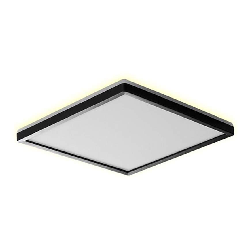 Prezent 27311 - Plafón LED de baño CORDIA SQ LED/12W/230V 3000/6000K IP54 negro