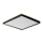 Prezent 27311 - Plafón LED de baño CORDIA SQ LED/12W/230V 3000/6000K IP54 negro