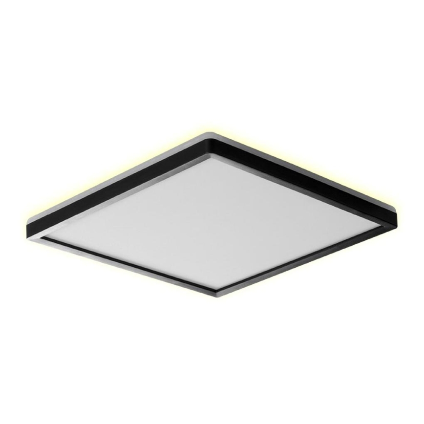 Prezent 27315 - Plafón LED de baño CORDIA SQ LED/24W/230V 3000/6000K IP54 negro