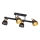 Prezent 27524 - Lámpara de techo MESCALA 4xE14/40W/230V negro/árbol de caucho