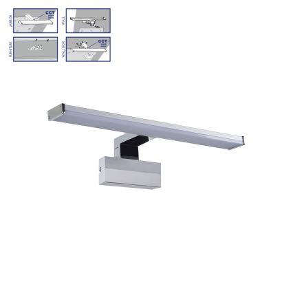 Prezent 70226  - Iluminación LED para espejos de baño TREMOLO PLUS LED/8W/230V IP44 3000/4000K 40 cm