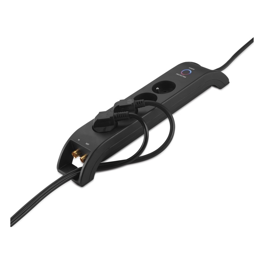 Protección al sobrevoltaje 4Z 2m negro