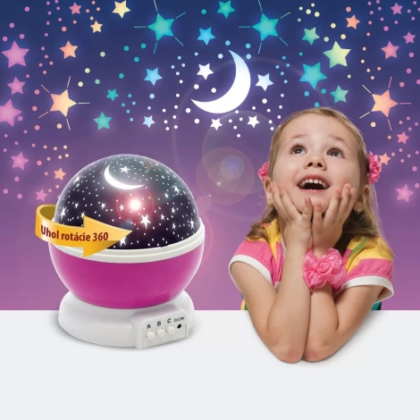 Proyector infantil LED LED/4W/4xAAA