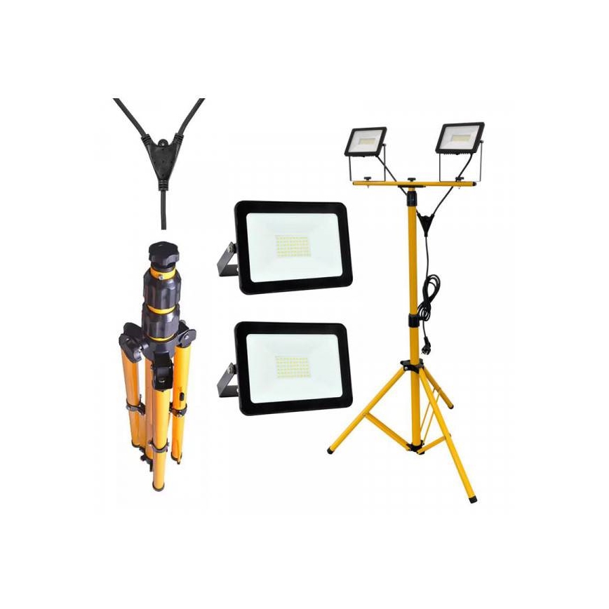 Proyector LED con soporte 2xLED/30W/230V IP65